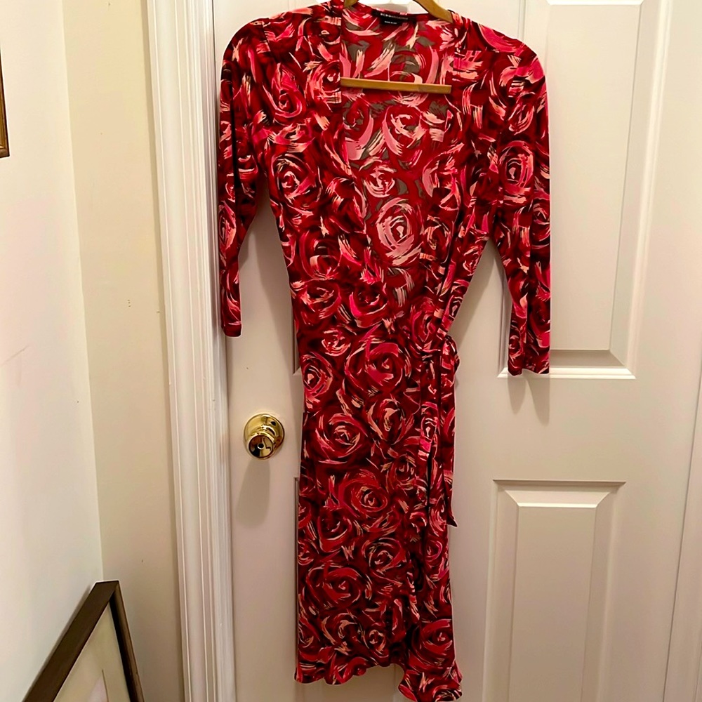 BCBG, Max Zaria wrap dress M